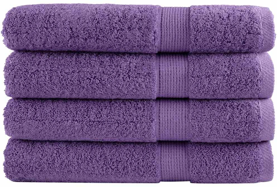 Rankšluostis Rankšluosčiai SOLUND, 4vnt., violetiniai, 100x200cm, 600g/m²