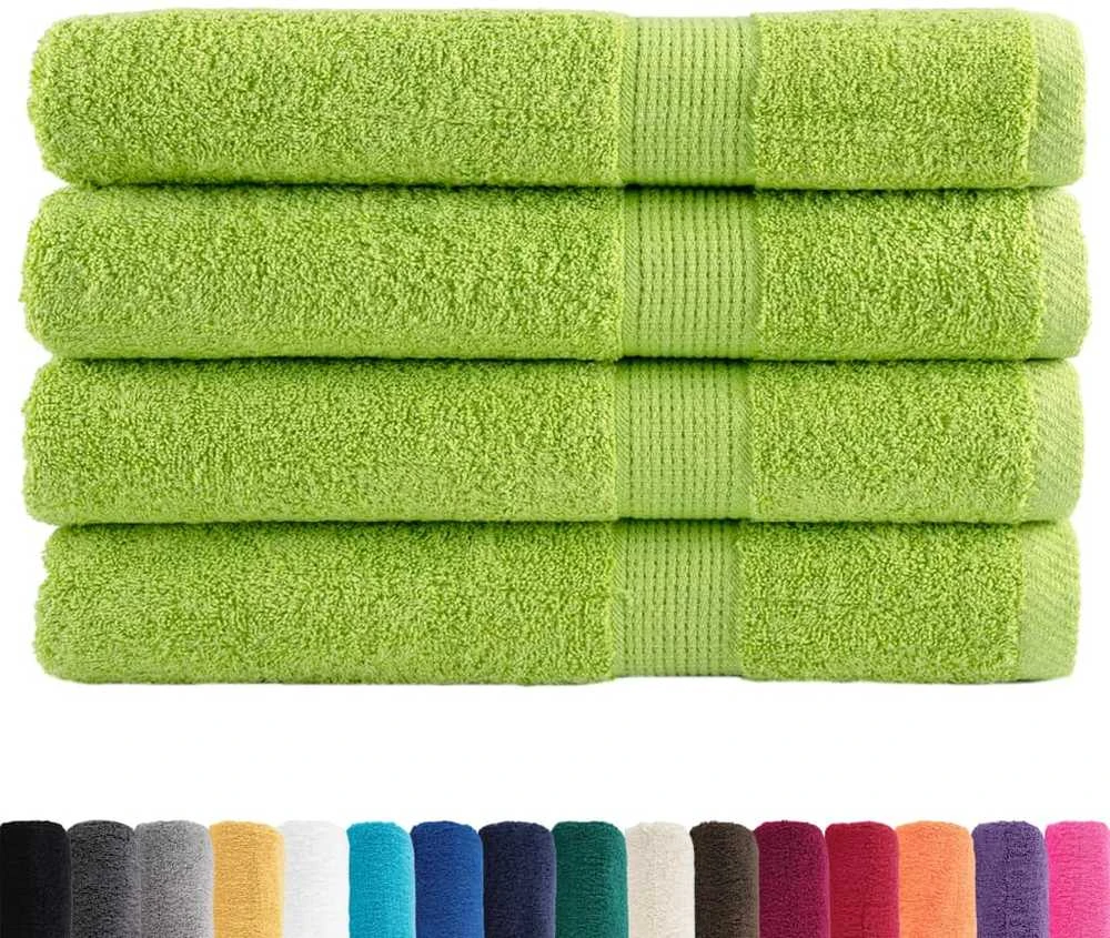 Rankšluostis Rankšluosčiai SOLUND, 4vnt., žali, 100x200cm, 600g/m²