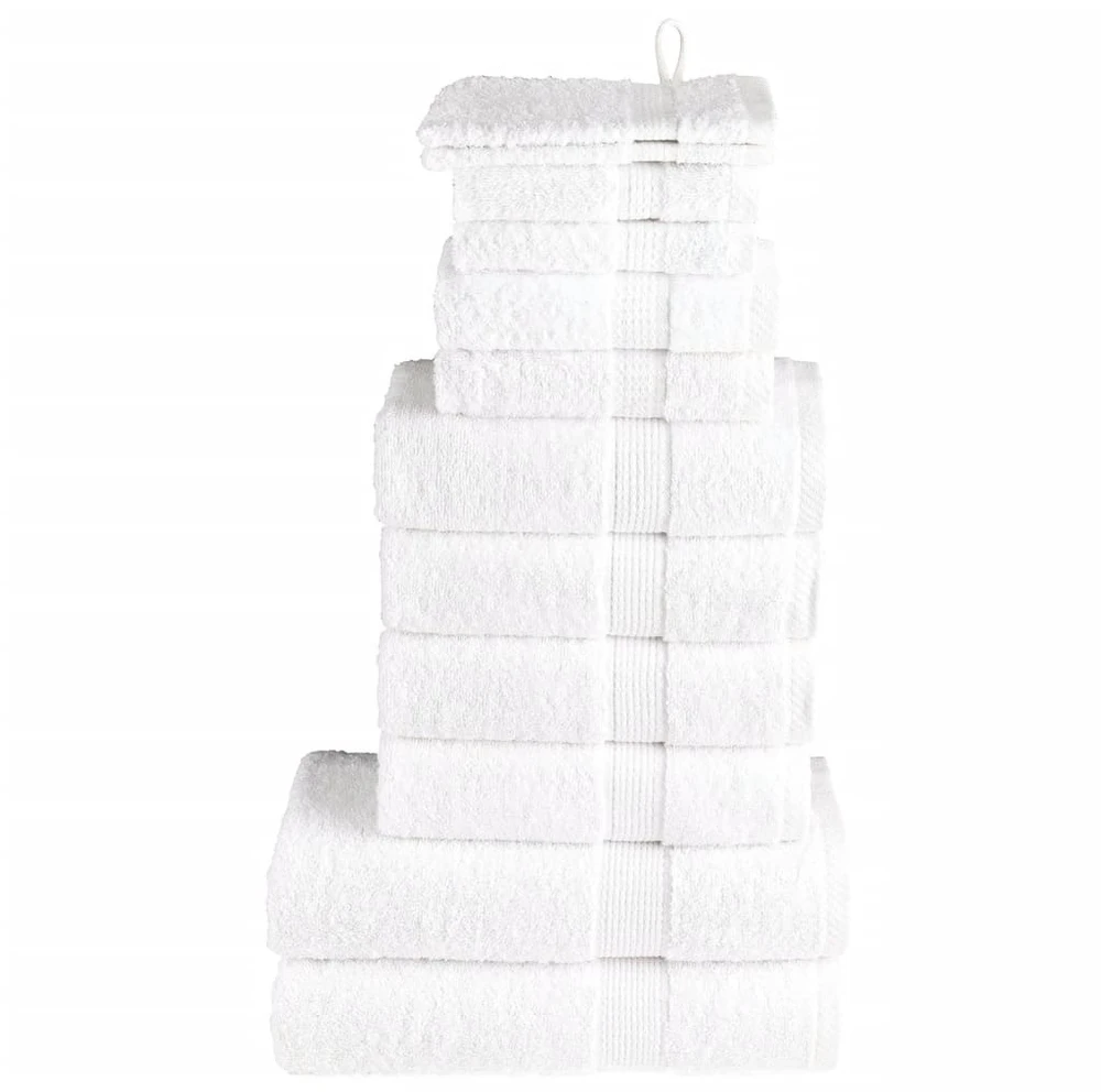 Rankšluostis Rankšluosčių rinkinys SOLUND, 12vnt., balti, 600g/m²