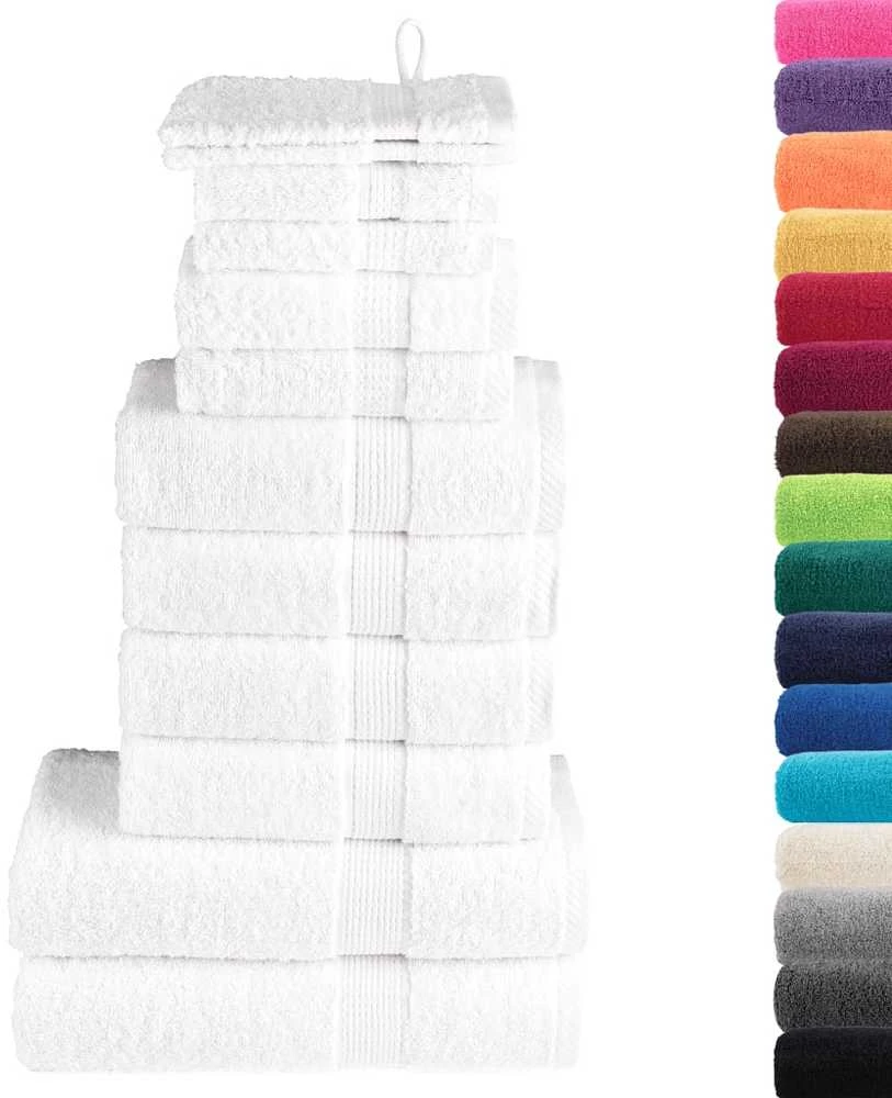 Rankšluostis Rankšluosčių rinkinys SOLUND, 12vnt., balti, 600g/m²