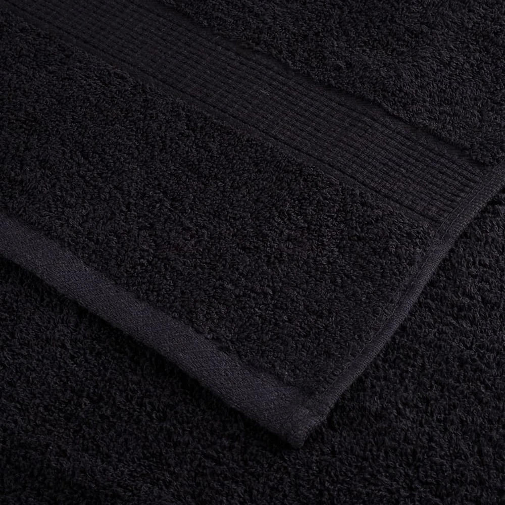Rankšluostis Rankšluosčių rinkinys SOLUND, 12vnt., juodi, 600g/m²