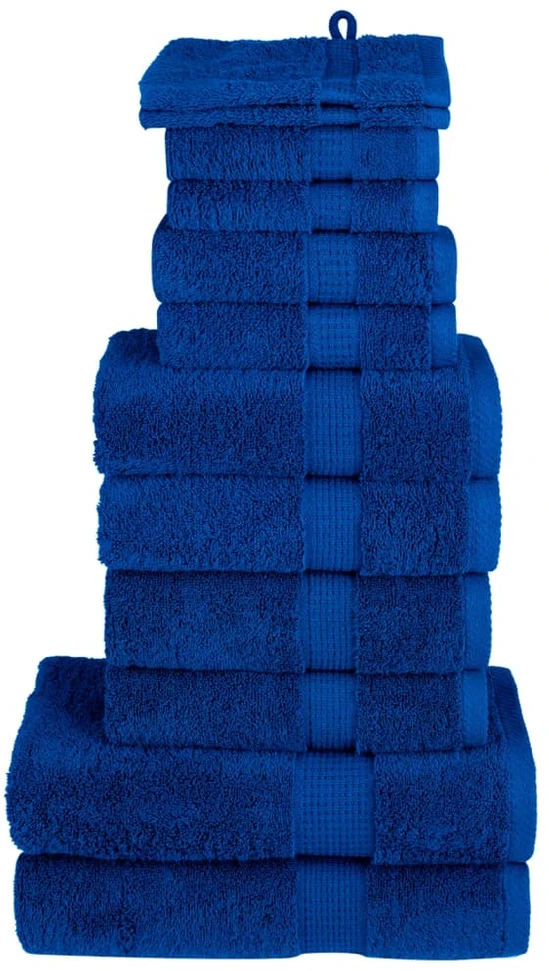 Rankšluostis Rankšluosčių rinkinys SOLUND, 12vnt., mėlyni, 600g/m²
