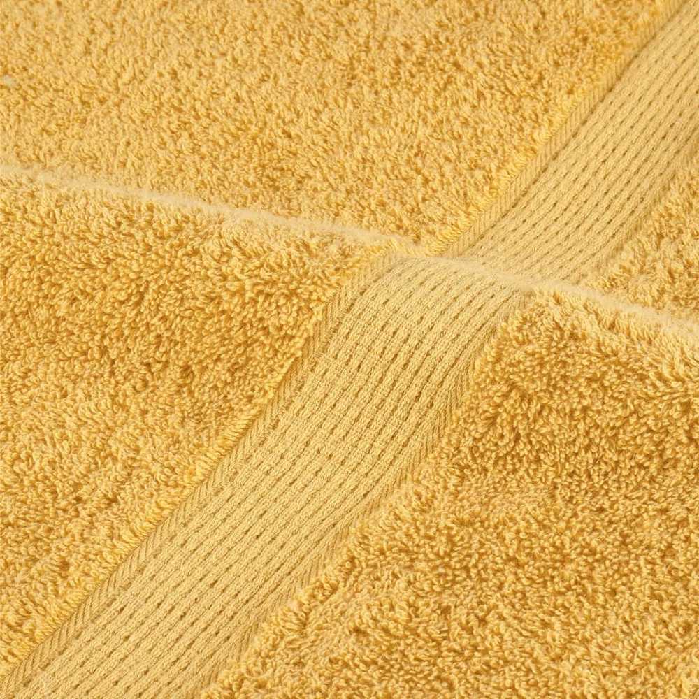 Rankšluostis Rankšluosčių rinkinys SOLUND, 6vnt., auksiniai, 600g/m²