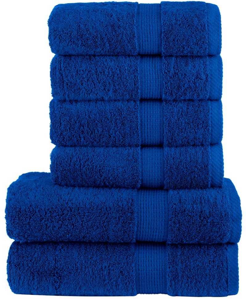 Rankšluostis Rankšluosčių rinkinys SOLUND, 6vnt., mėlyni, 600g/m²