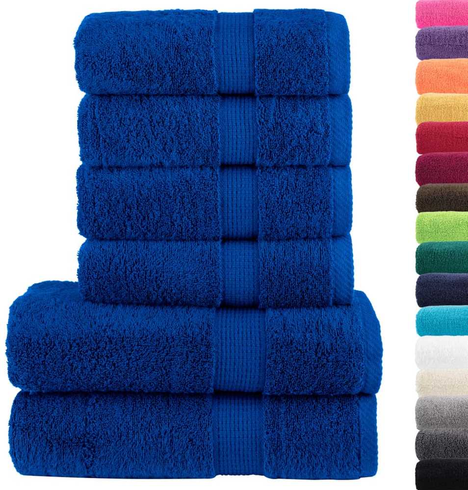 Rankšluostis Rankšluosčių rinkinys SOLUND, 6vnt., mėlyni, 600g/m²