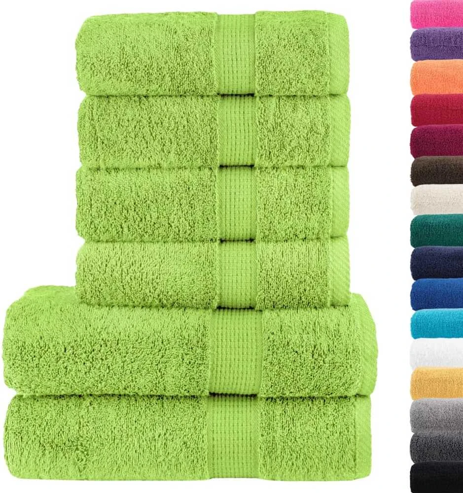 Rankšluostis Rankšluosčių rinkinys SOLUND, 6vnt., obuolio žali, 600g/m²