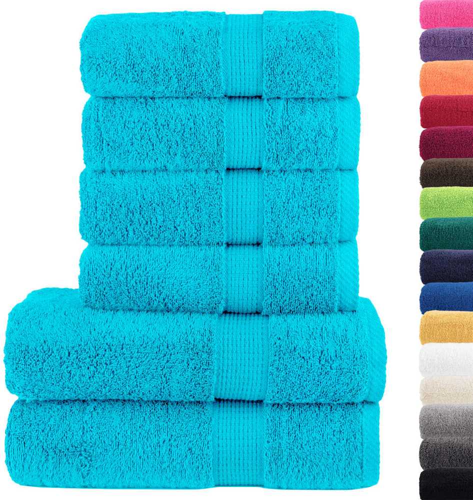 Rankšluostis Rankšluosčių rinkinys SOLUND, 6vnt., turkio, 600g/m²