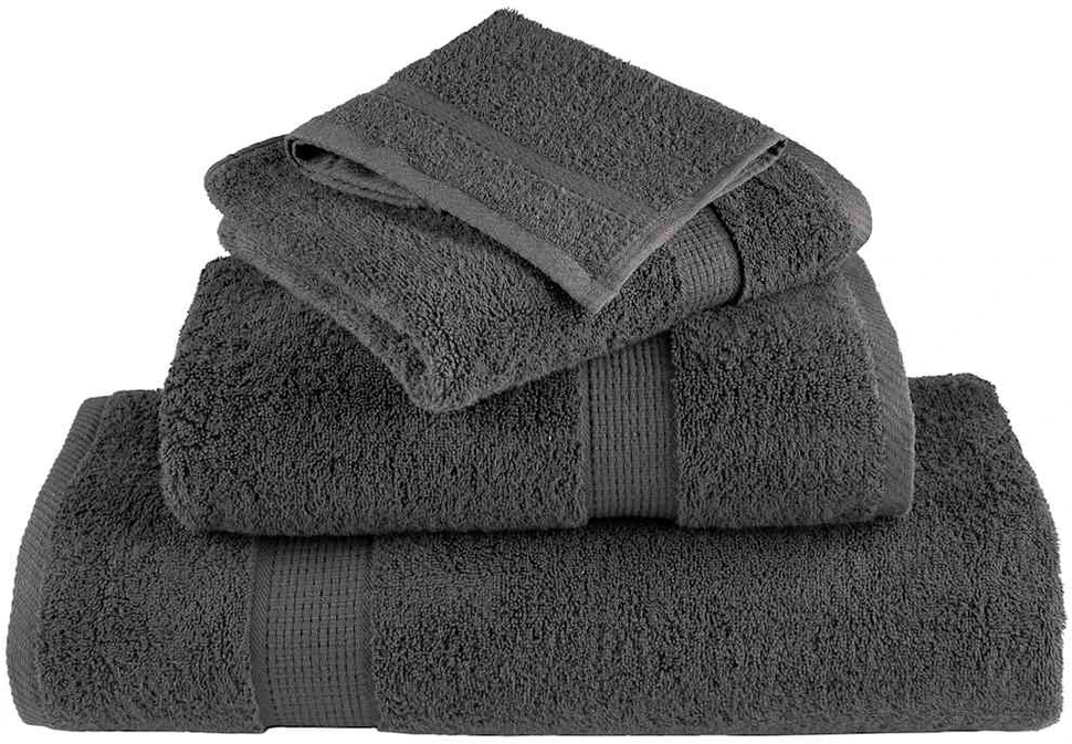 Rankšluostis Rankšluosčių rinkinys SOLUND, 8vnt., antracito, 600g/m²