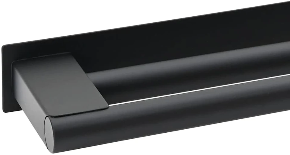 Rankšluosčių stovas Juoda 40 x 9 x 4 cm Nerūdijantis plienas