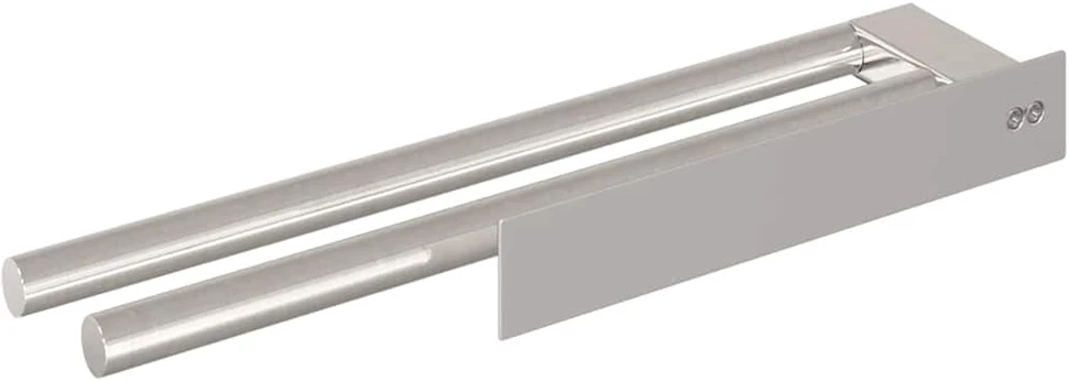 Rankšluosčių stovas Sidabro 40 x 9 x 4 cm Nerūdijantis plienas