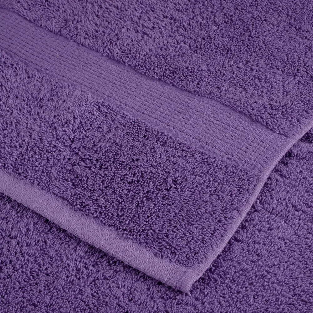 Rankšluostis Aukščiausios kokybės rankšluosčiai SOLUND, 4 vnt., violetiniai, 30x30 cm, 600 g/m²