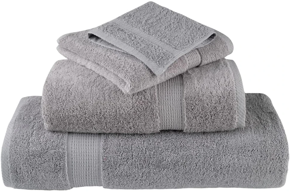 Rankšluostis Aukščiausios kokybės rankšluosčiai SOLUND, 10 vnt., pilki, 30x30 cm, 600 g/m²