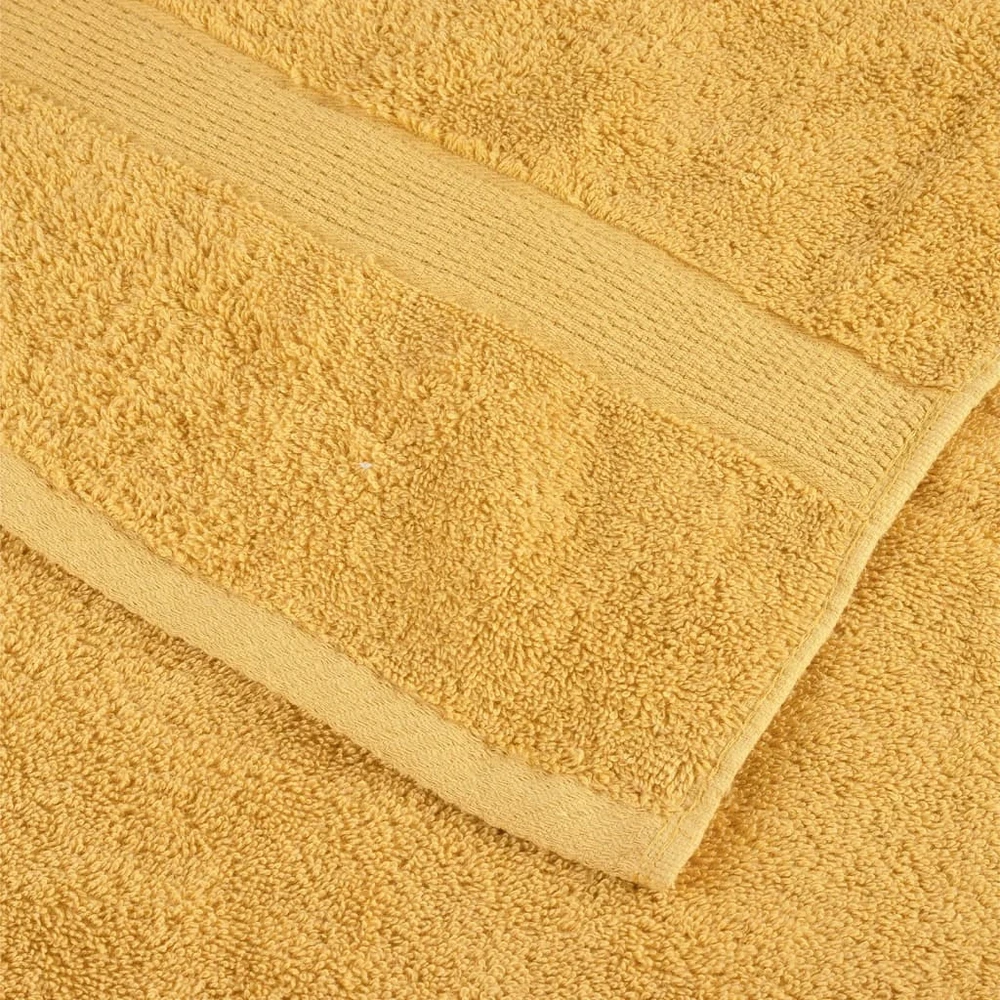 Rankšluostis Aukščiausios kokybės rankšluosčiai SOLUND, 2 vnt., auksinės spalvos, 30x30 cm, 600 g/m²