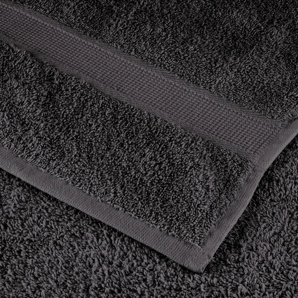 Rankšluostis Aukščiausios kokybės rankšluosčiai SOLUND, 2 vnt., antracito spalvos, 50x100 cm, 600 g/m²