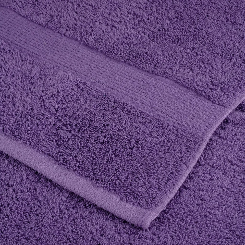 Rankšluostis Aukščiausios kokybės rankšluosčiai SOLUND, 10 vnt., violetiniai, 30x30 cm, 600 g/m²