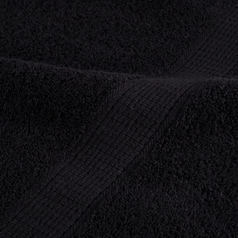 Rankšluostis Aukščiausios kokybės rankšluosčiai SOLUND, 2 vnt., juodi, 50 x 100 cm, 600 g/m²