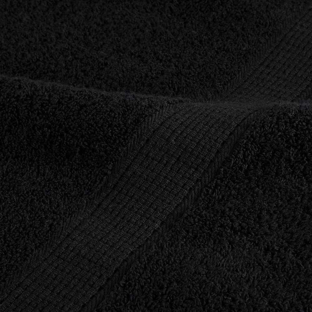 Rankšluostis Aukščiausios kokybės rankšluosčiai SOLUND, 4 vnt., juodi, 30x30 cm, 600 g/m²