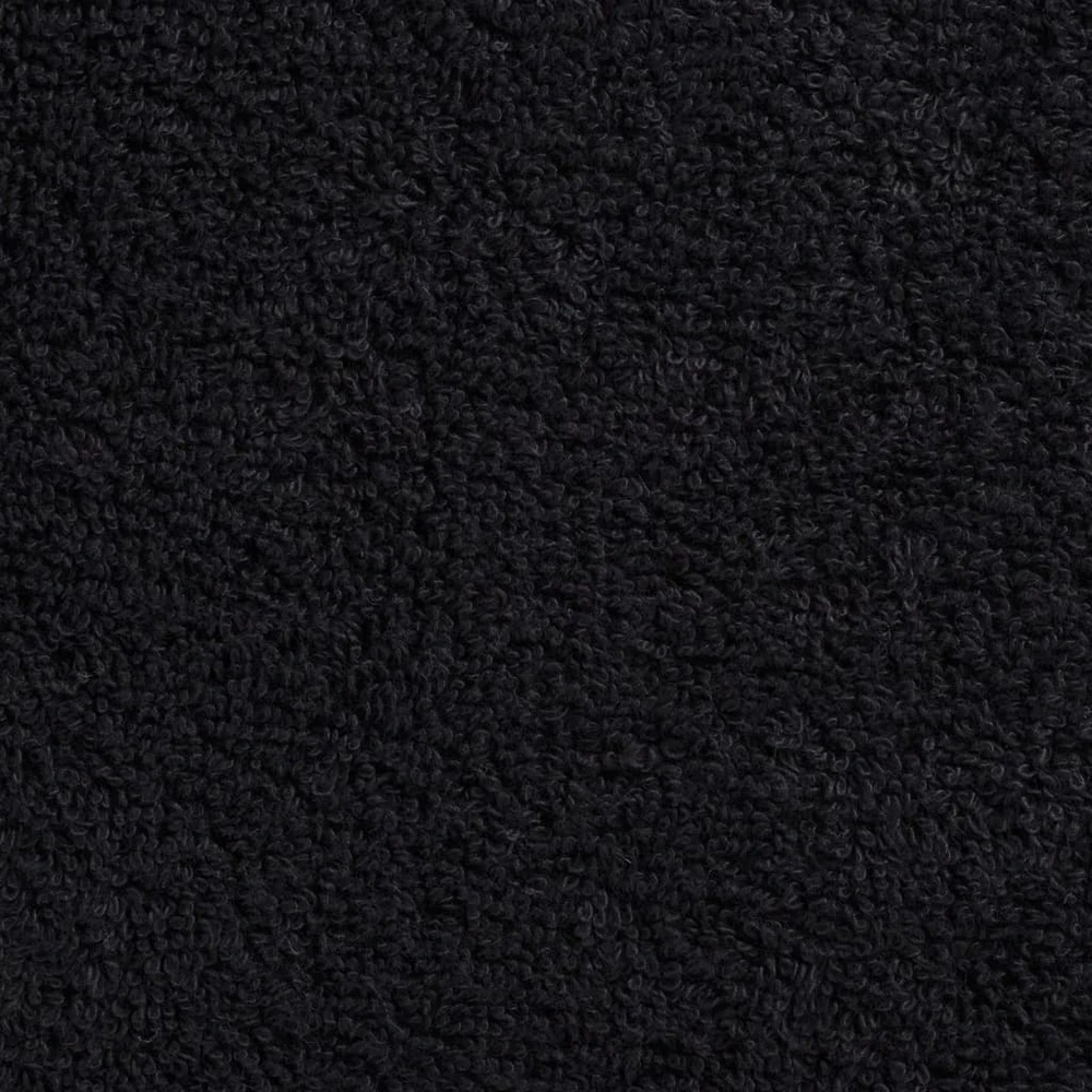 Rankšluostis Aukščiausios kokybės svečių rankšluosčiai SOLUND, 10 vnt., juodi, 30x50 cm, 600 g/m²