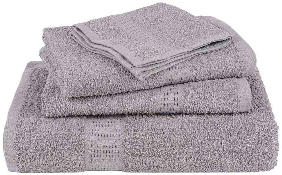 Rankšluostis Dušo rankšluosčiai FROGN, 2 vnt., pilki, 70x140 cm, 360 g/m²