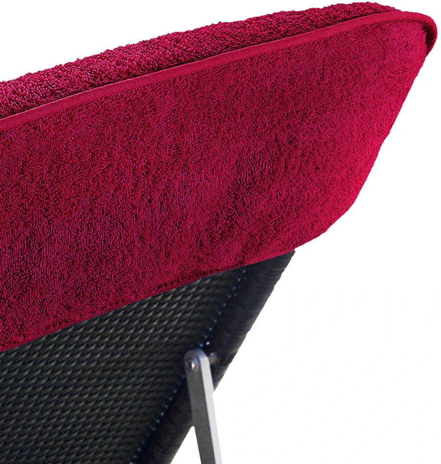 Rankšluostis Paplūdimio rankšluosčiai, 6vnt., raudoni, 60x135cm, audinys