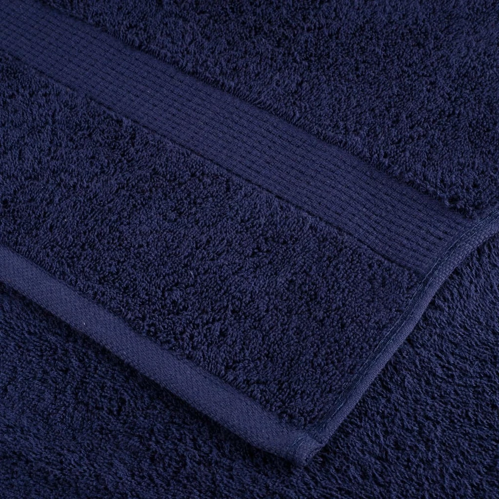Rankšluostis Prabangūs dušo rankšluosčiai SOLUND, 2 vnt., tamsiai mėlyni, 70x140 cm, 600 g/m²