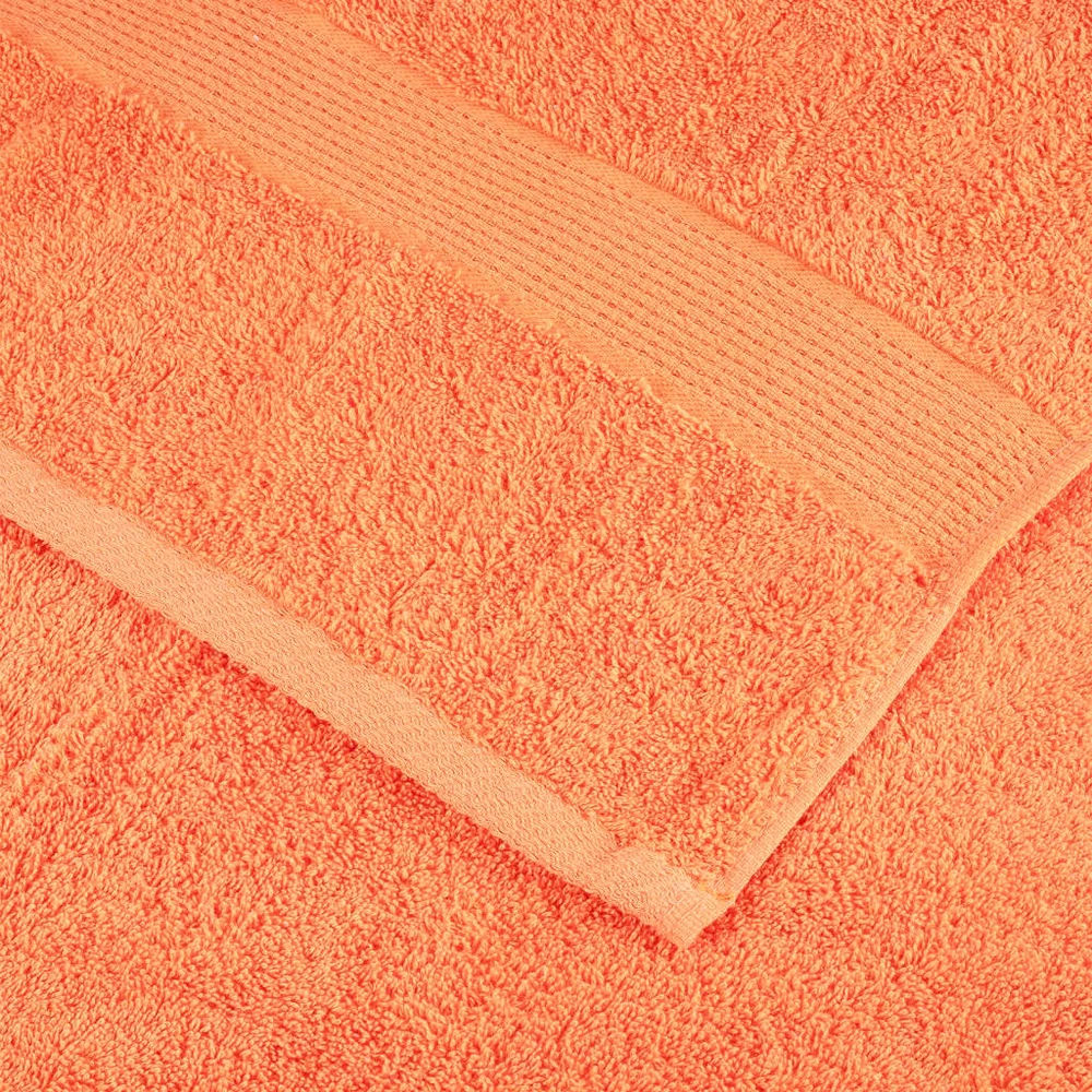 Rankšluostis Premium dušo rankšluosčiai SOLUND 2 vnt Oranžiniai 70x140 cm 600 gsm