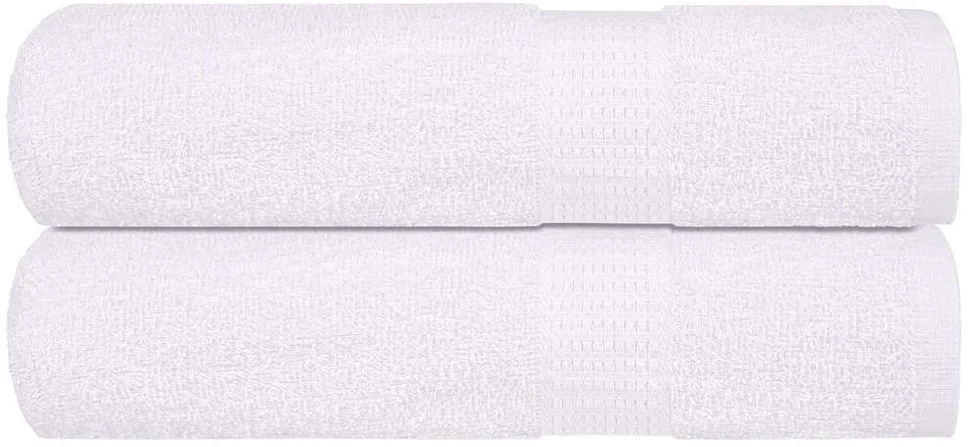 Rankšluostis Rankšluosčiai FROGN, 2 vnt., balti, 50x100 cm, 360 g/m²