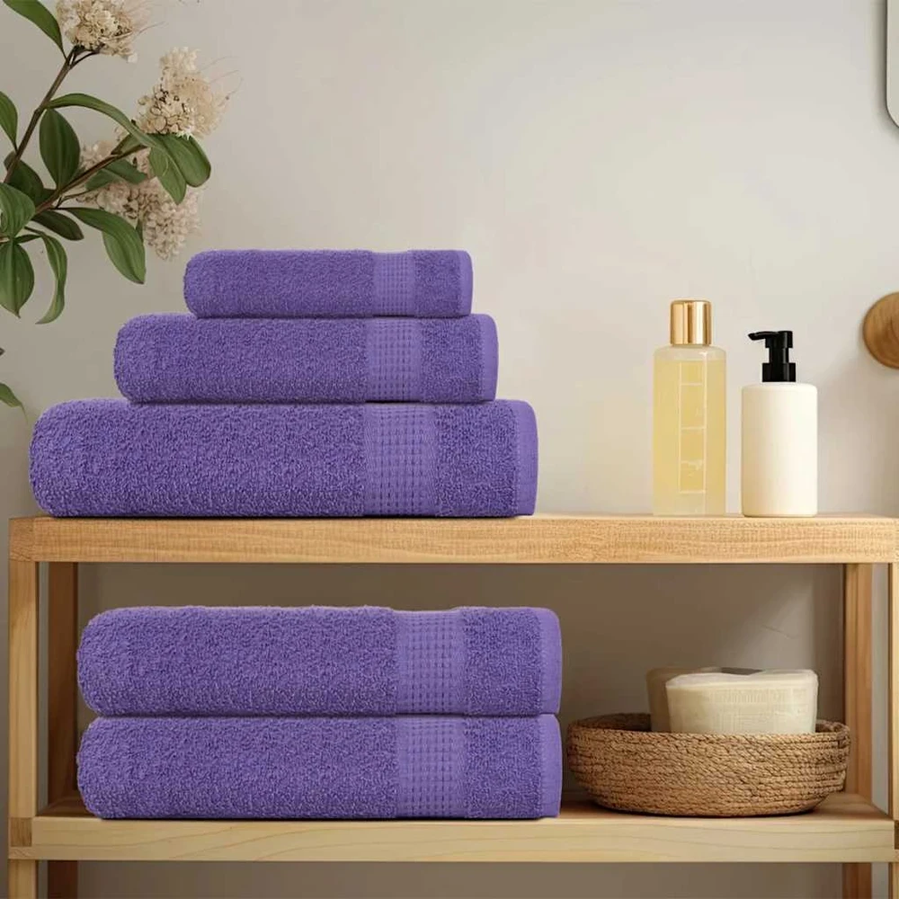 Rankšluostis Rankšluosčiai FROGN, 4 vnt., violetiniai, 50x100 cm, 360 g/m²