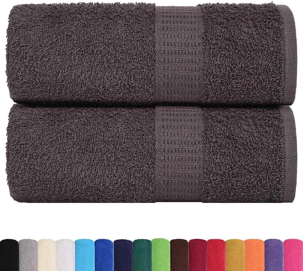 Rankšluostis Skalbimo rankšluosčiai FROGN, 2 vnt., antracito spalvos, 15 x 21 cm, 360 g/m²