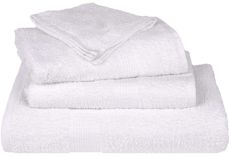 Rankšluostis Skalbimo rankšluosčiai FROGN, 2 vnt., balti, 15 x 21 cm, 360 g/m²