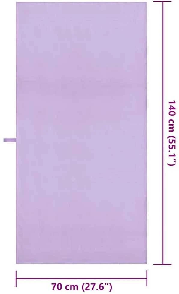 Rankšluostis Sportiniai rankšluosčiai 2 vnt. Violetinė 140 x 70 cm