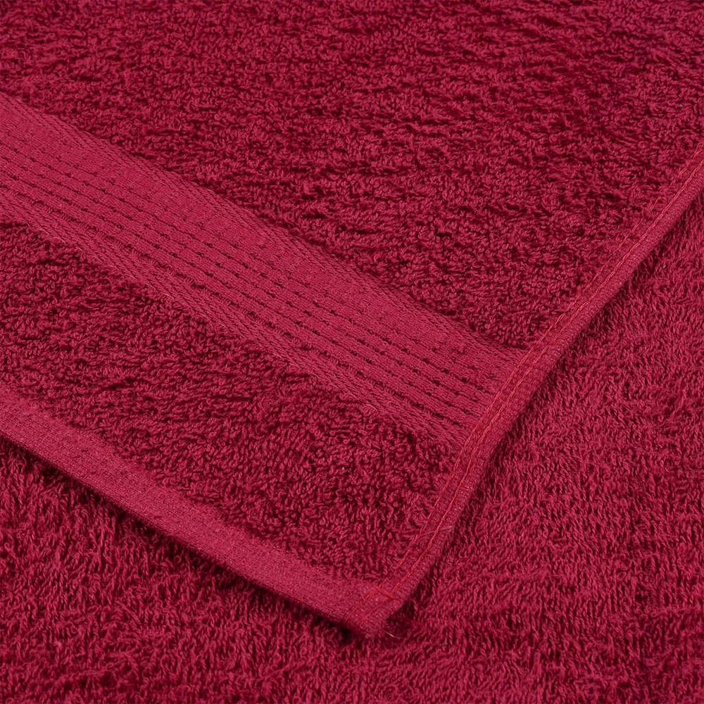Rankšluostis Svečių rankšluosčiai FROGN, 4 vnt., bordo spalvos, 30x50 cm, 360 g/m²