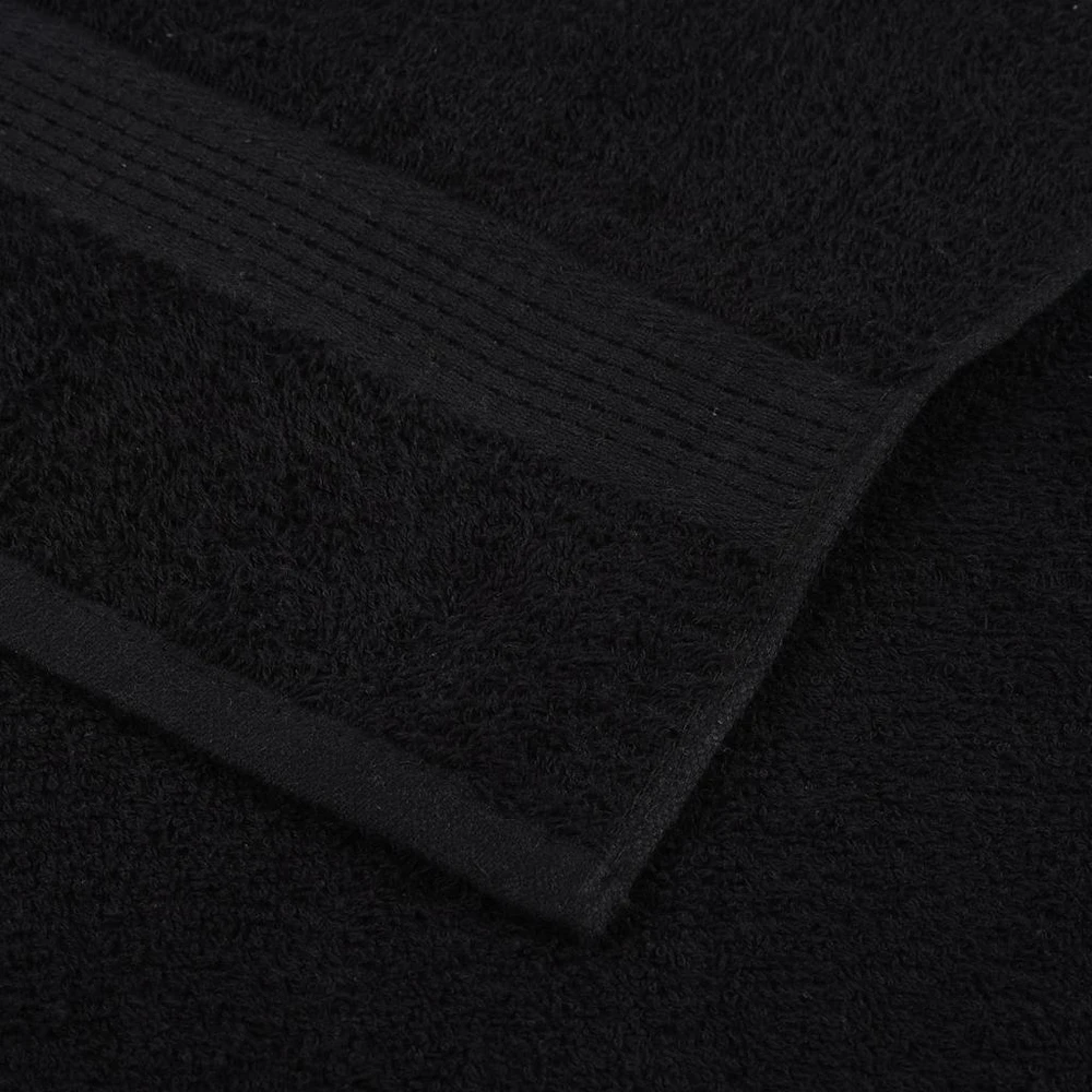 Rankšluostis Svečių rankšluosčiai FROGN, 10 vnt., juodi, 30x50 cm, 360 g/m²