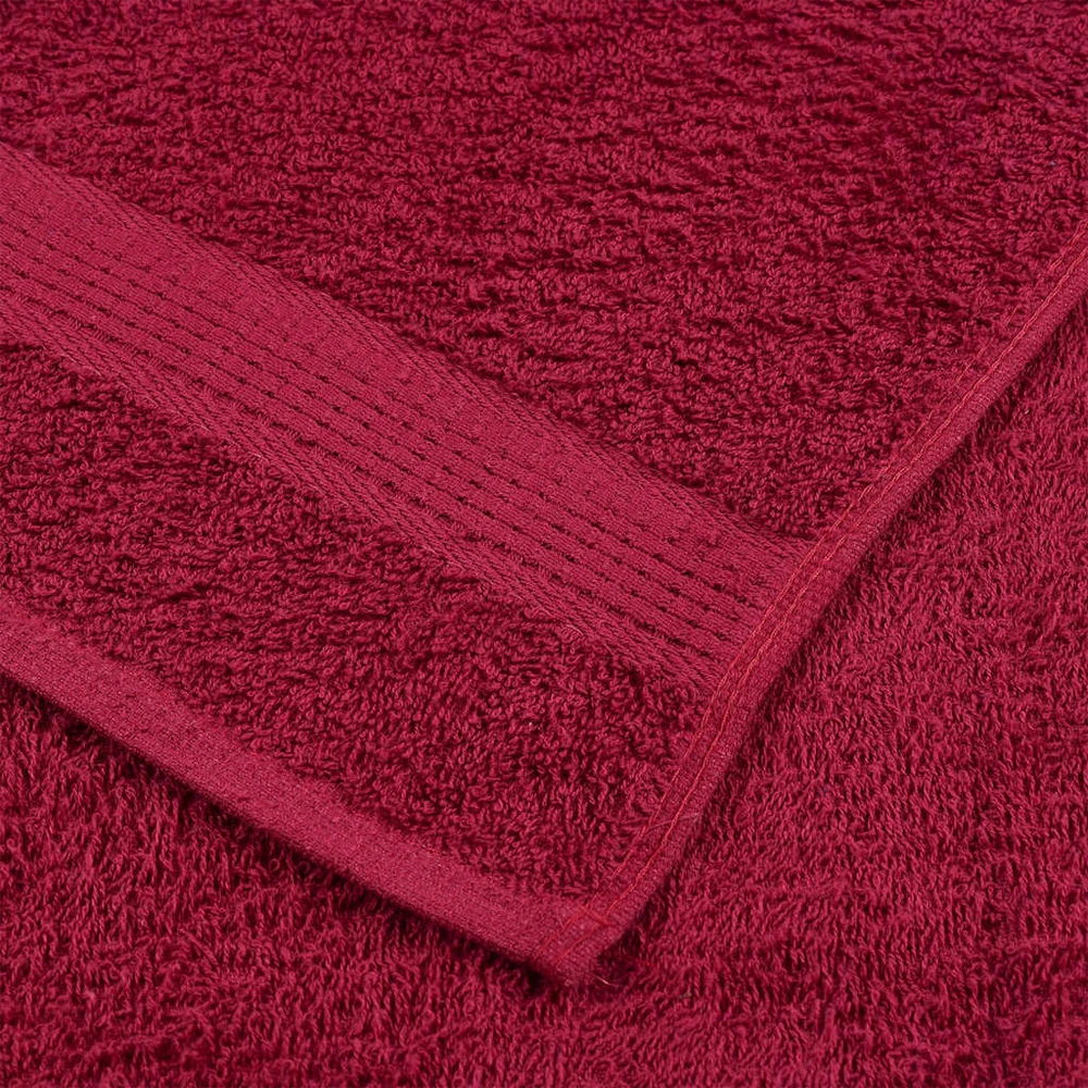 Rankšluostis Svečių rankšluosčiai FROGN, 4 vnt., bordo spalvos, 30x50 cm, 360 g/m²