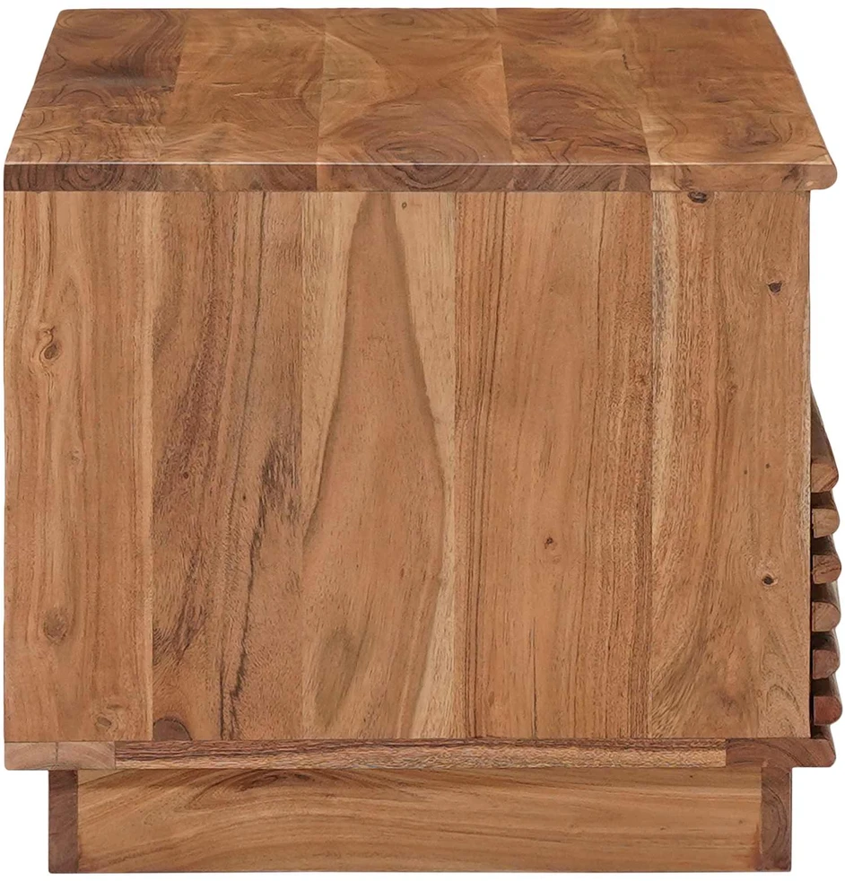 Rankų darbo kavos stalas Teak medžio rudas 85 x 45,5 x 40 cm