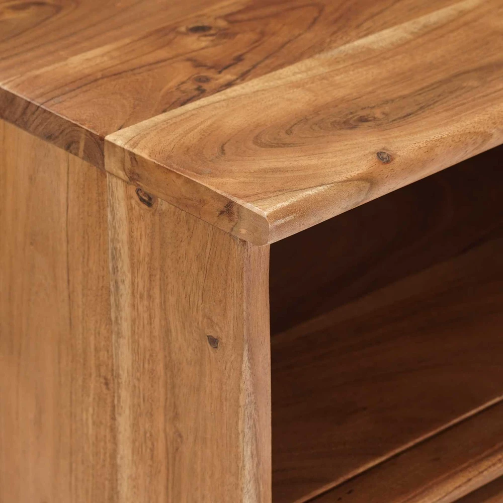 Rankų darbo kavos stalas Teak medžio rudas 85 x 45,5 x 40 cm