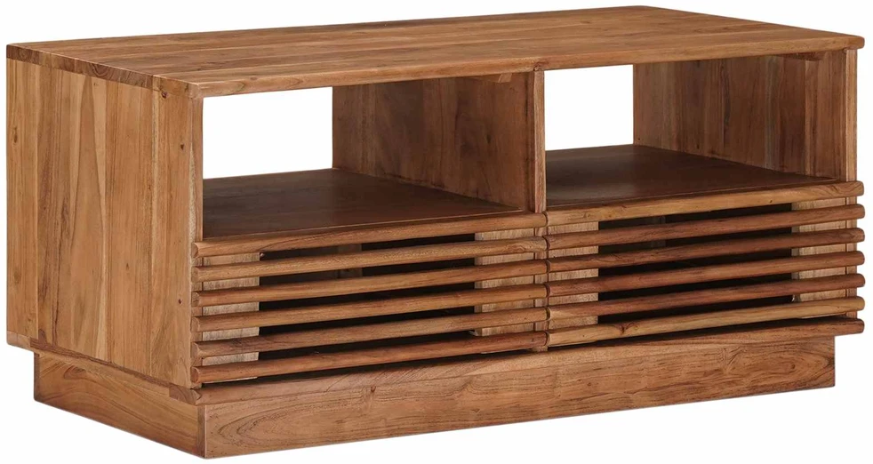 Rankų darbo kavos stalas Teak medžio rudas 85 x 45,5 x 40 cm