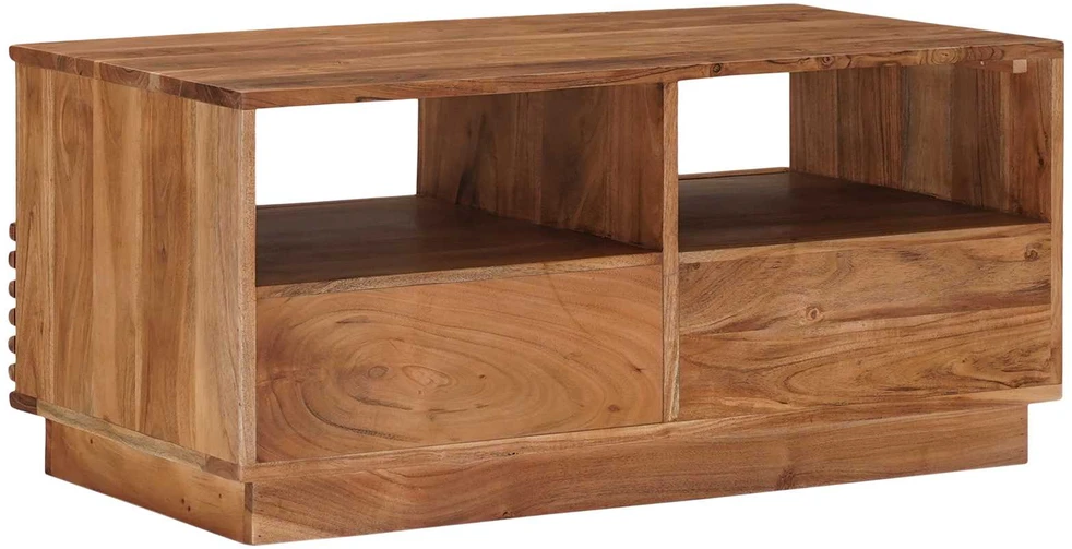 Rankų darbo kavos stalas Teak medžio rudas 85 x 45,5 x 40 cm