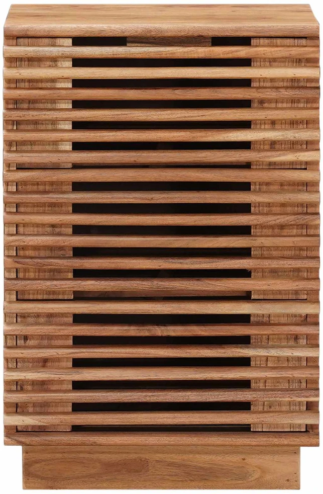 Rankų darbo naktinė spintelė Teak medžio rudas 40 x 30 x 60 cm