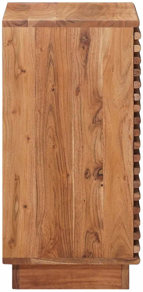 Rankų darbo naktinė spintelė Teak medžio rudas 40 x 30 x 60 cm