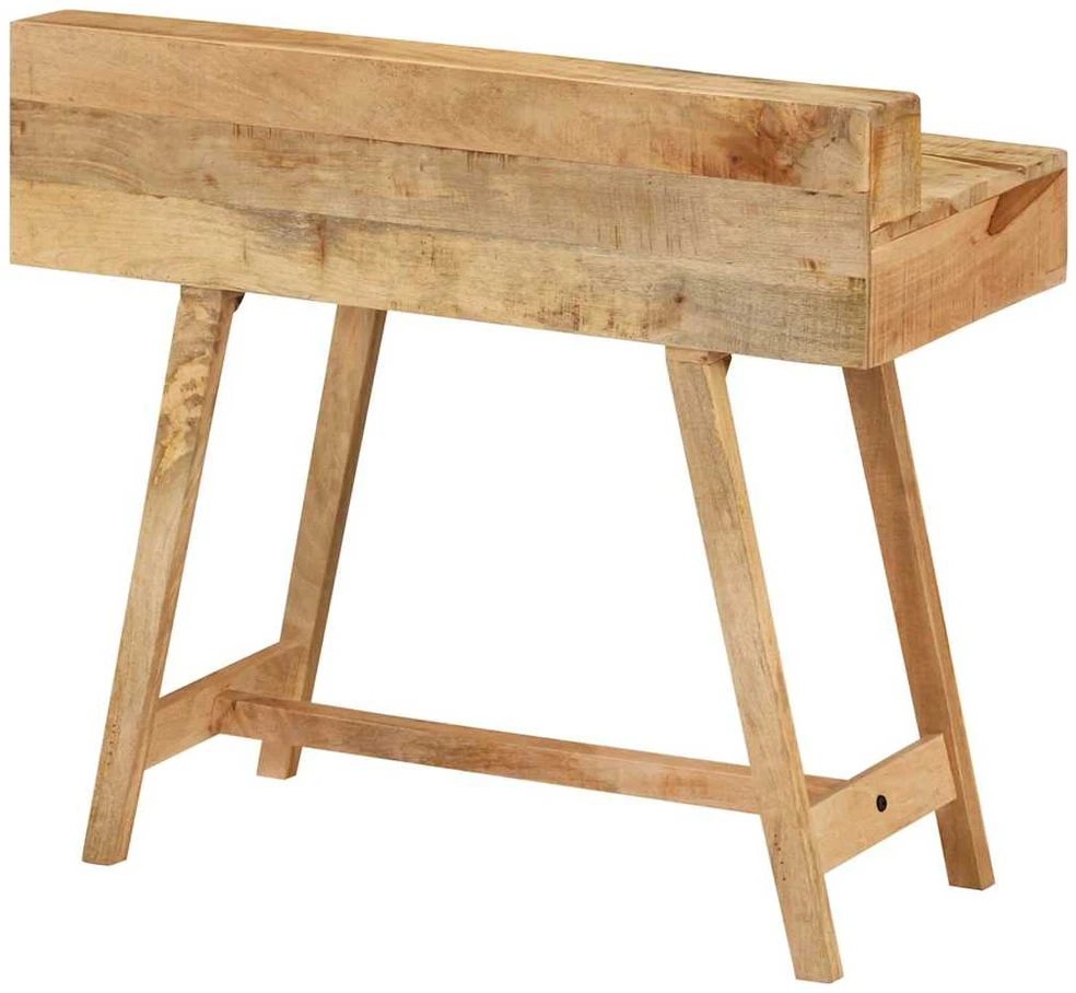 Rašomasis stalas, 100x45x90cm, neapdorota mango mediena