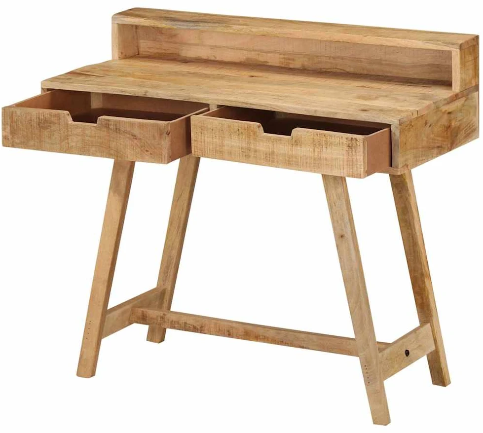 Rašomasis stalas, 100x45x90cm, neapdorota mango mediena