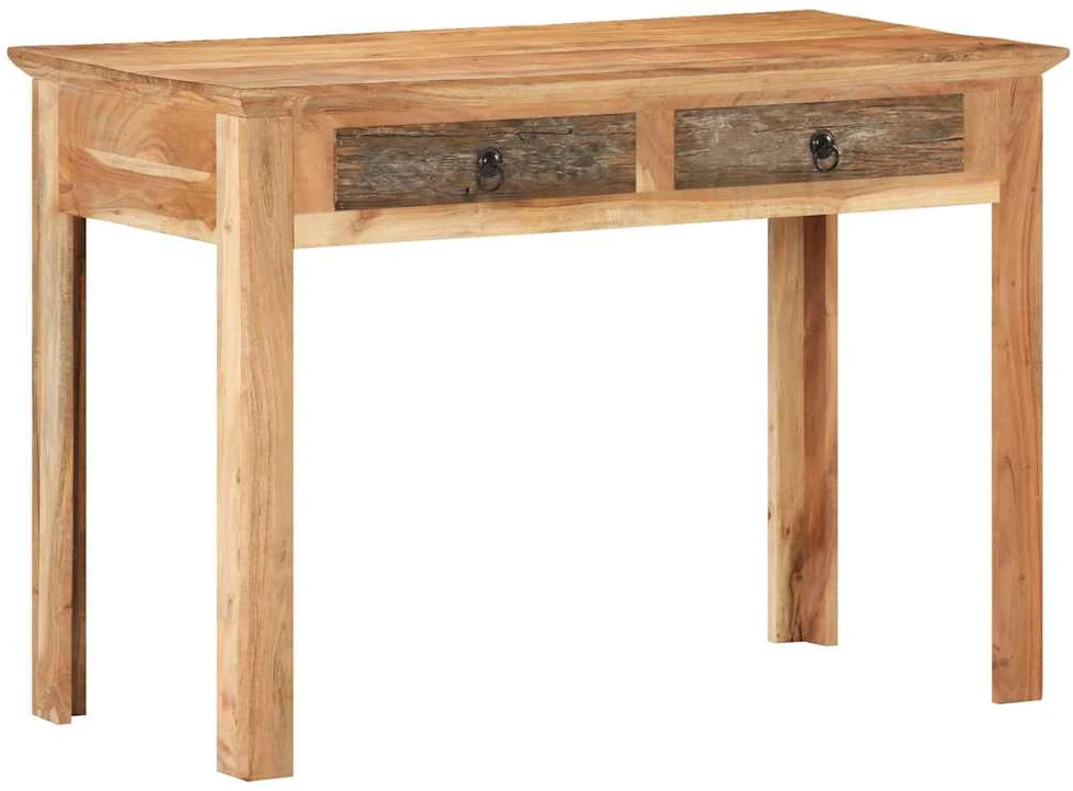 Rašomasis stalas, 110x50x75cm, perdirbtos medienos masyvas