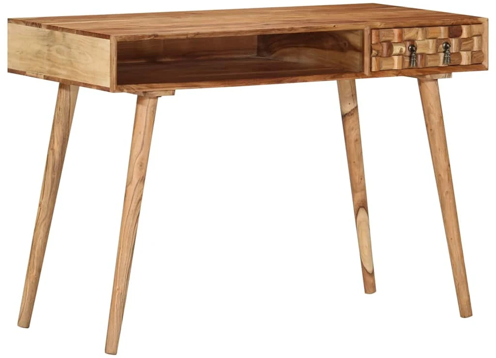 Rašomasis stalas, 110x50x76 cm, akacijos medienos masyvas