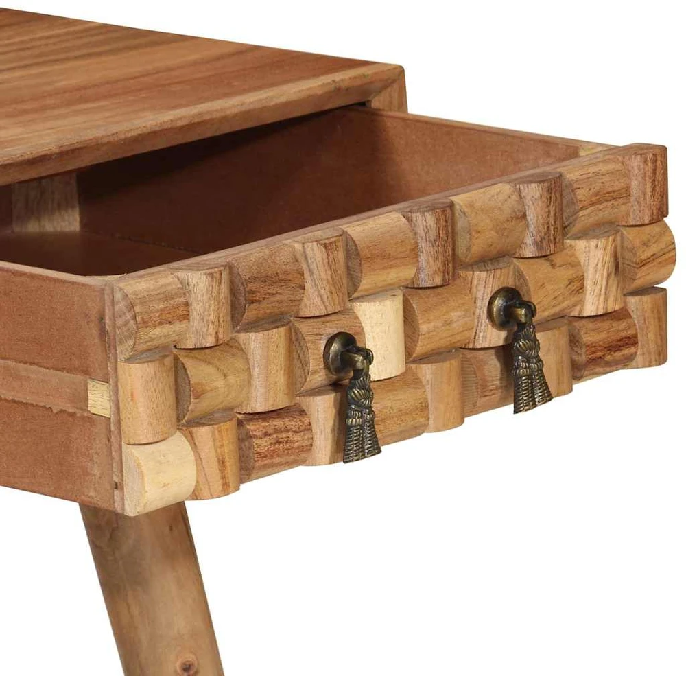 Rašomasis stalas, 110x50x76 cm, akacijos medienos masyvas