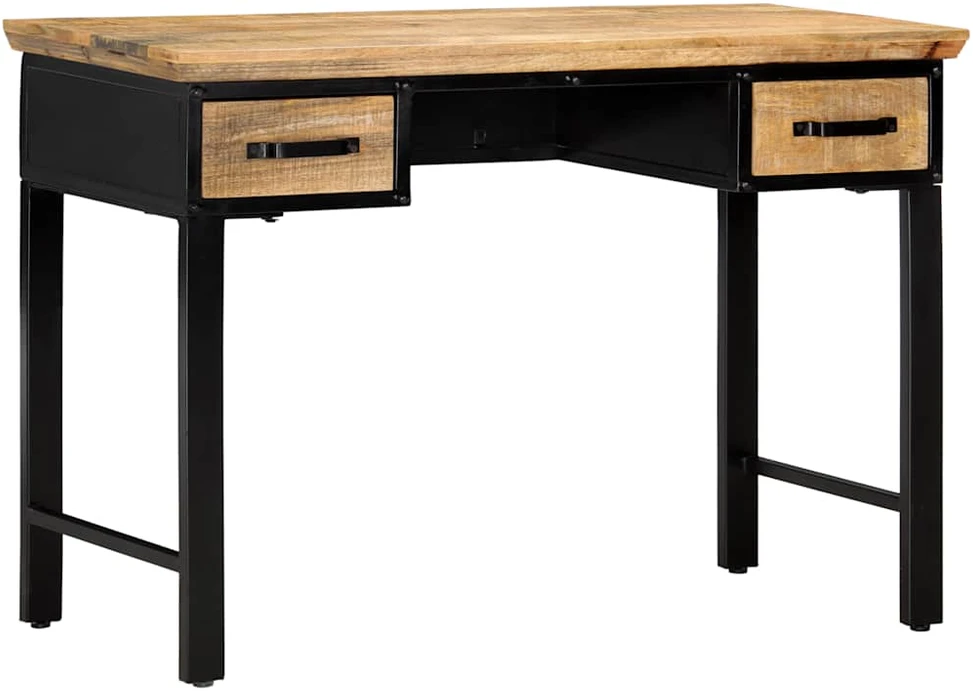 Rašomasis stalas, 110x50x76cm, mango medienos masyvas
