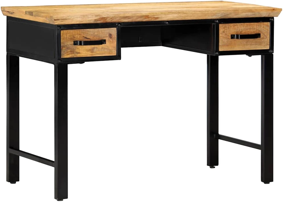 Rašomasis stalas, 110x50x76cm, mango medienos masyvas