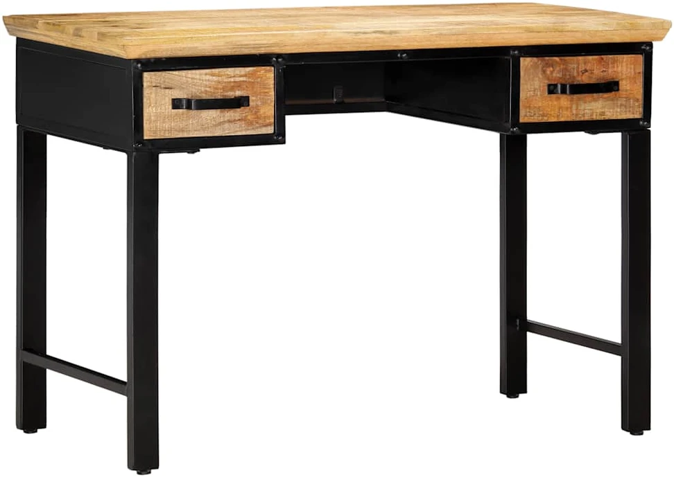 Rašomasis stalas, 110x50x76cm, mango medienos masyvas