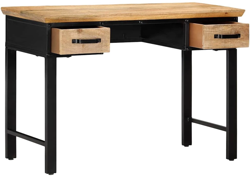 Rašomasis stalas, 110x50x76cm, mango medienos masyvas