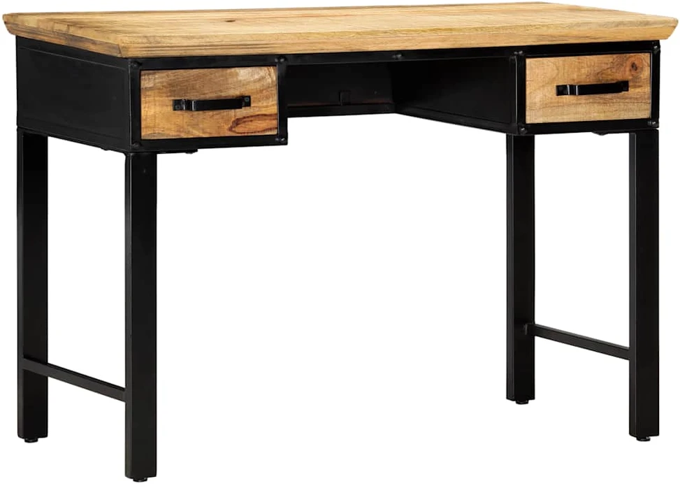 Rašomasis stalas, 110x50x76cm, mango medienos masyvas